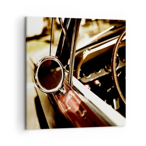 Quadro em tela - Um carro com alma - 50x50 cm