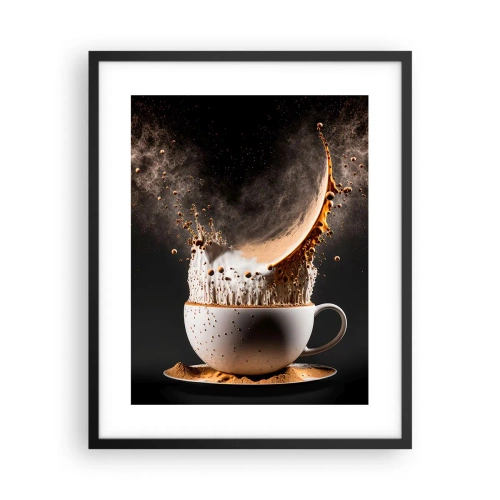 Pôster com moldura preta - Uma explosão de sabor - 40x50 cm