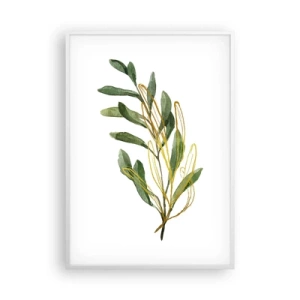 Pôster em moldura branca - Tudo que é bom - 70x100 cm