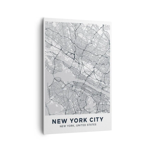 Quadro em tela - Anatomia de uma metrópole - 80x120 cm