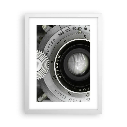 Pôster em moldura branca - Uma história sobre Hollywood - 30x40 cm