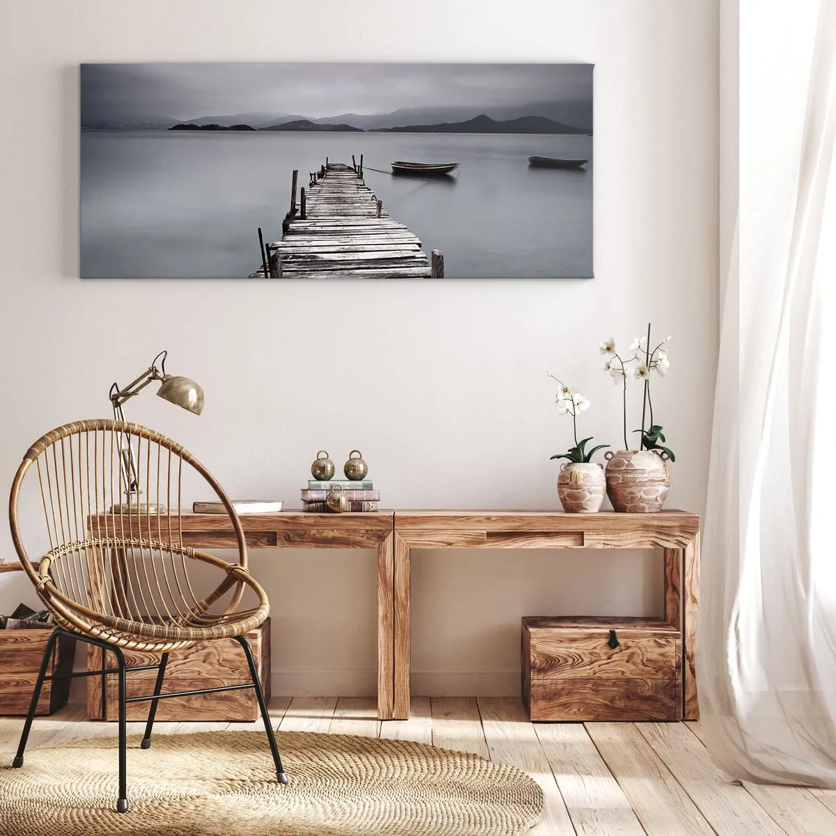 Quadro em tela - Amanhã pode ir - 100x40 cm