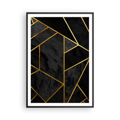 Pôster com moldura preta - Escuridão e esplendor - 70x100 cm