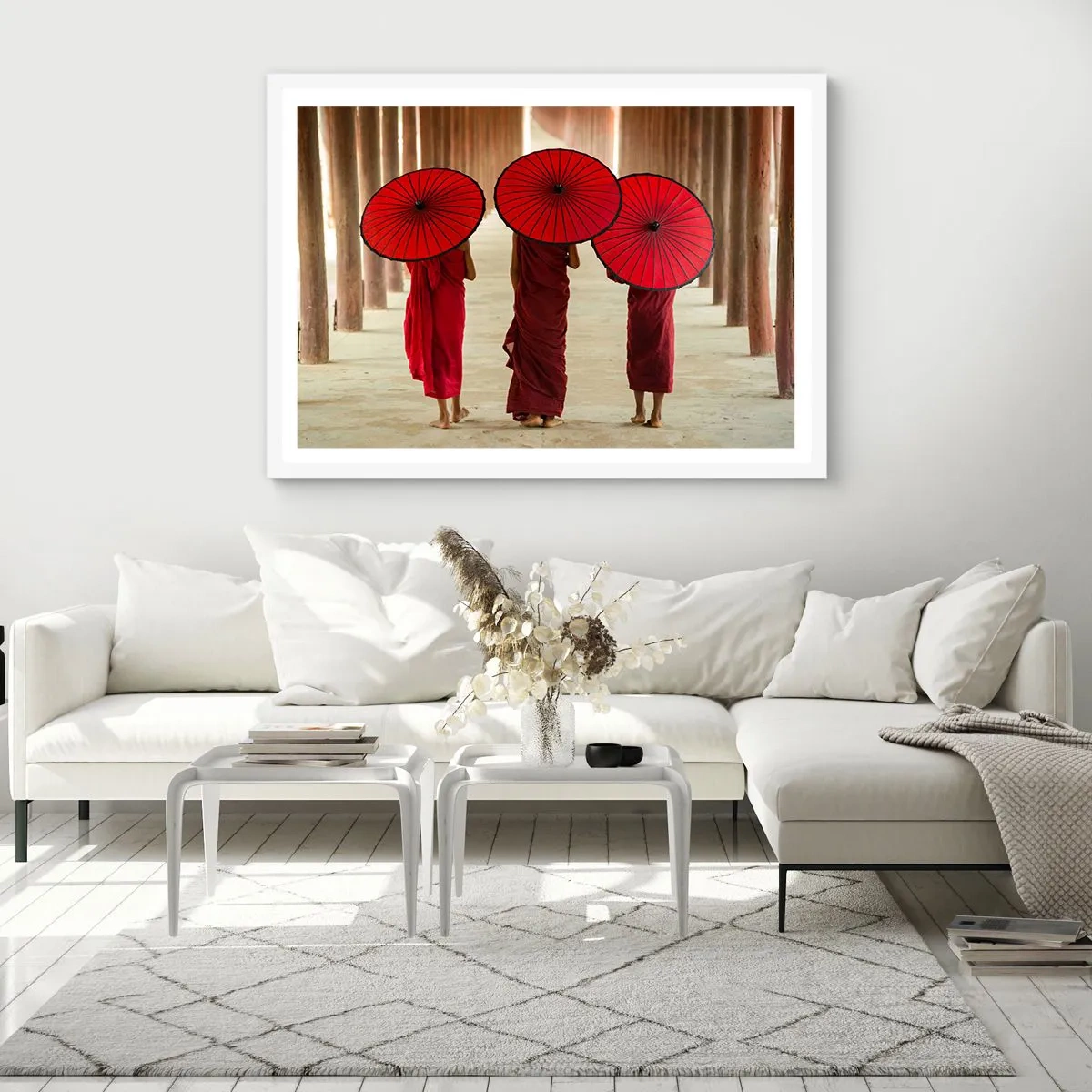 Pôster em moldura branca - A caminho da Terra Pura - 100x70 cm