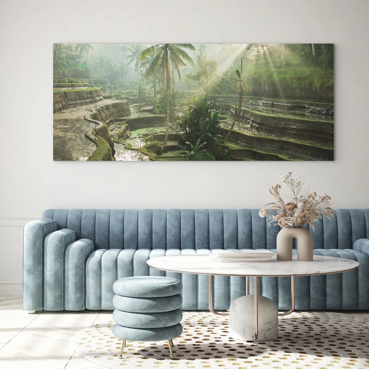 Quadro em vidro - Crescer ao sol - 160x50 cm