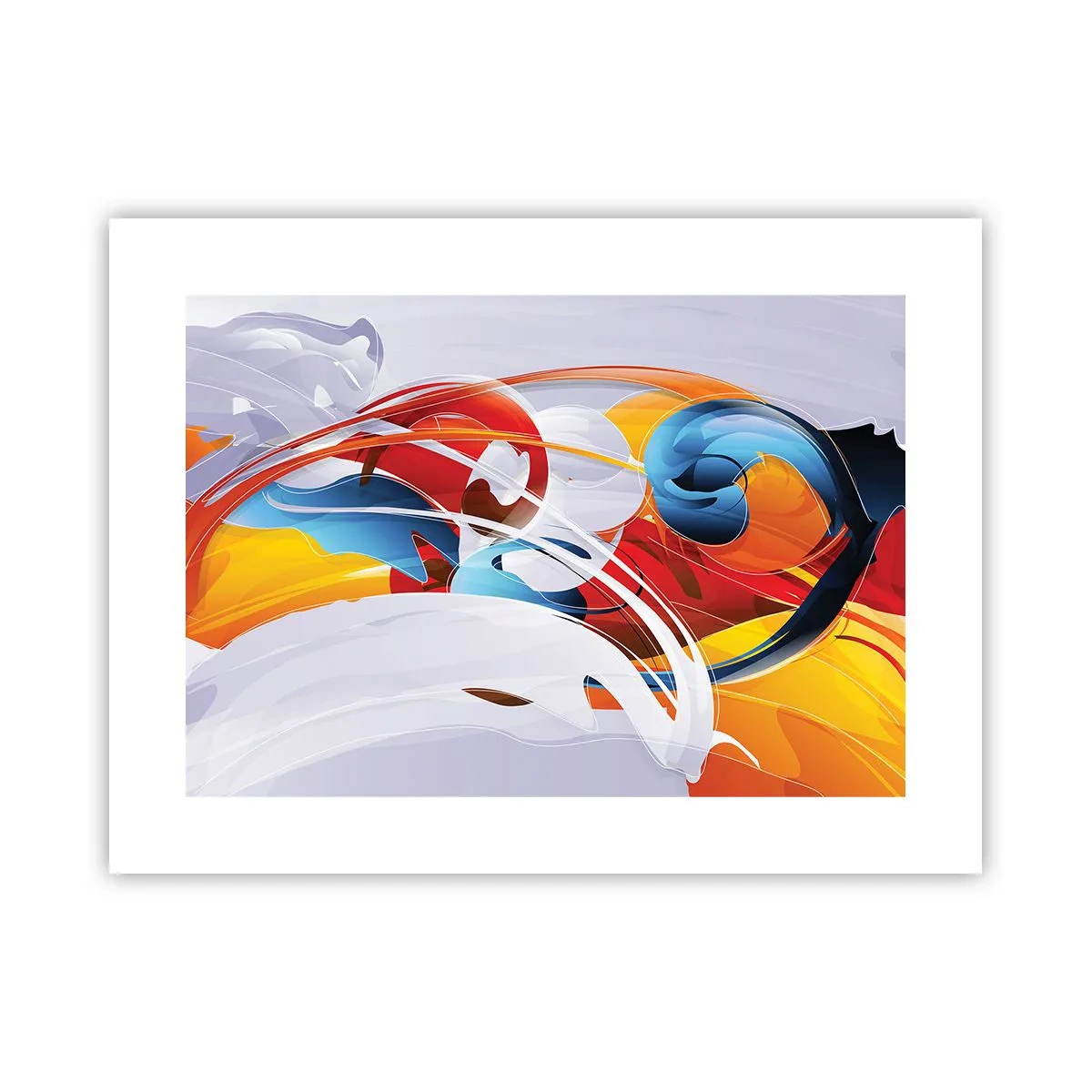 Pôster - A dança dos elementos da natureza - 40x30 cm