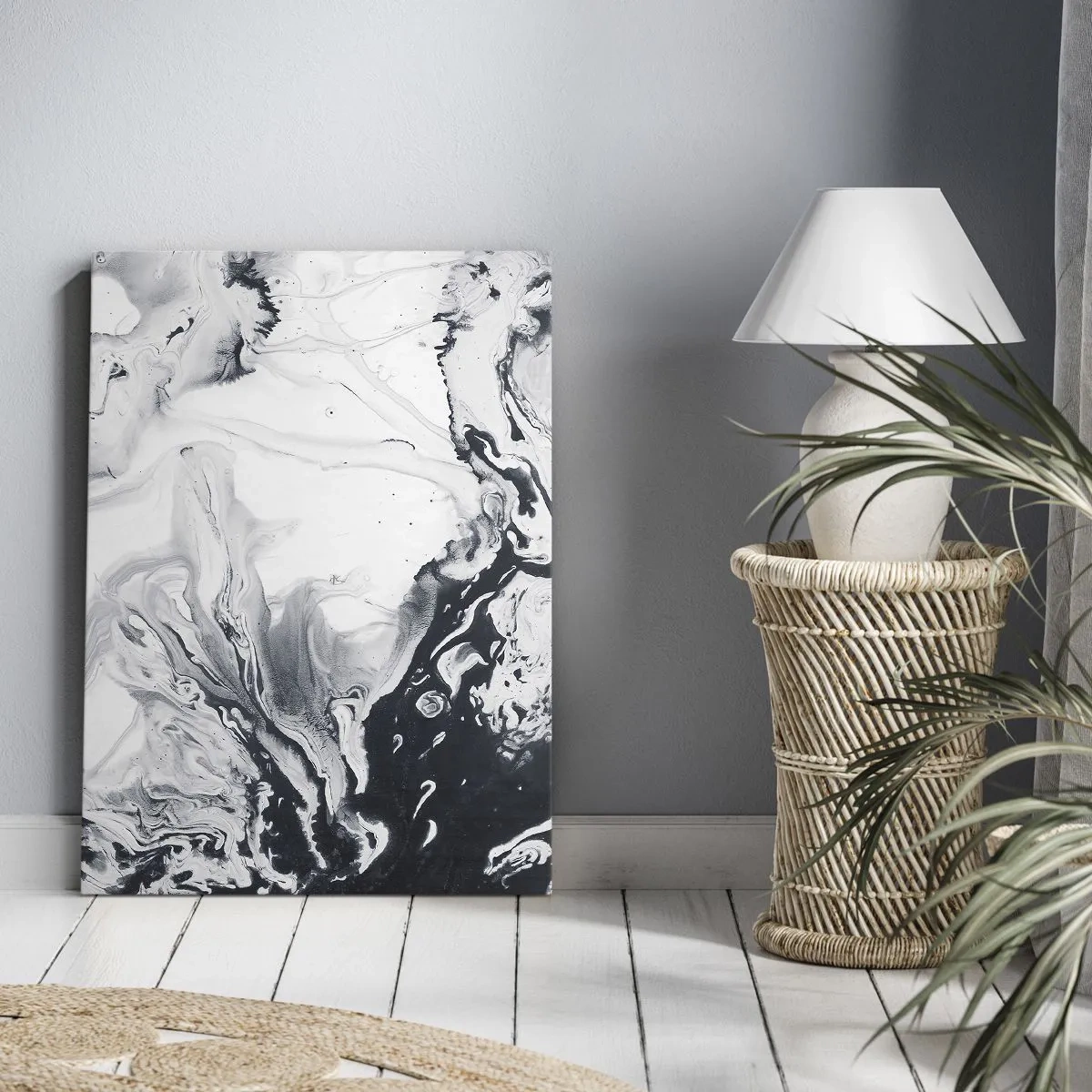 Quadro em tela - O Interior da Terra - 45x80 cm