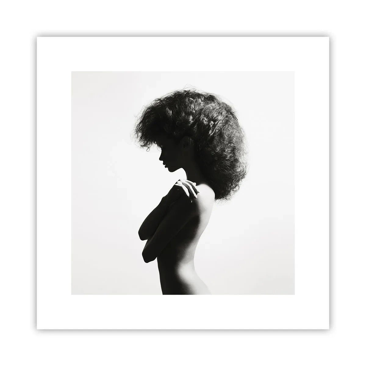 Pôster - Como uma flor em um caule fino - 30x30 cm