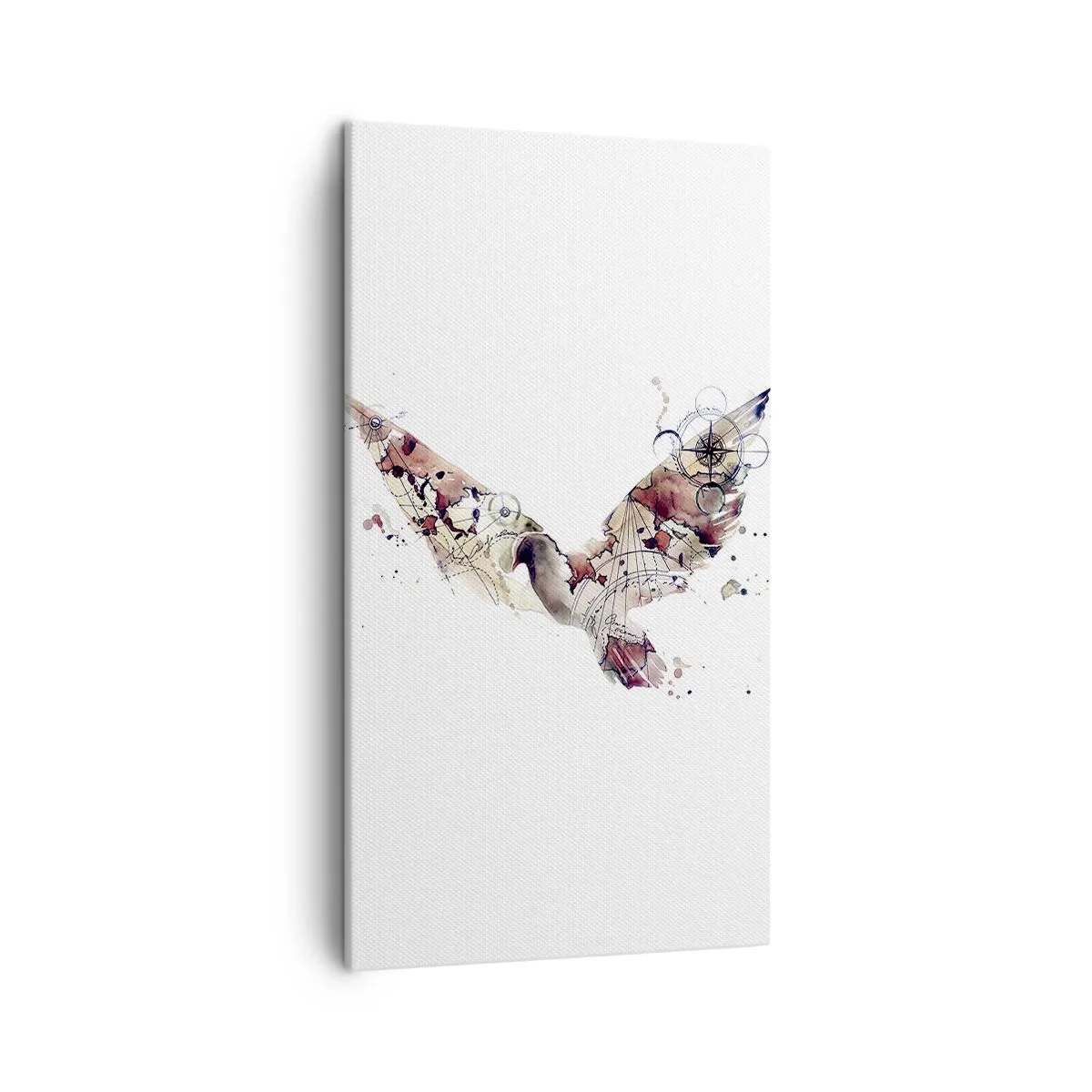 Quadro em tela - Andarilho voador - 45x80 cm