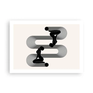 Pôster - Simetria sensual - 70x50 cm