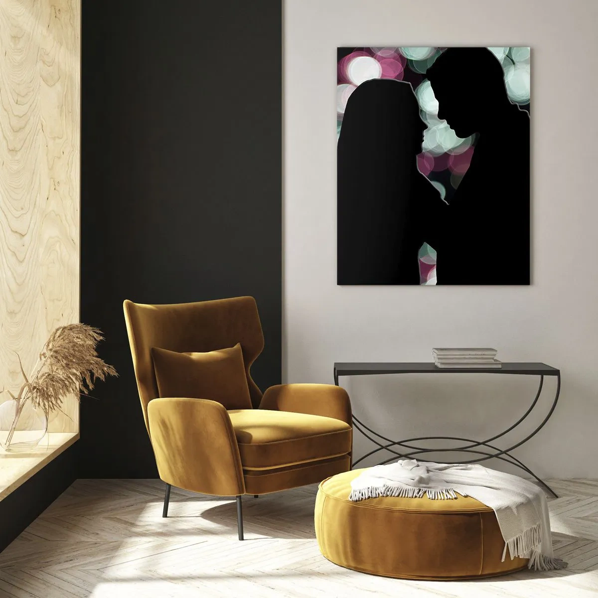 Quadro em vidro - Sim! - 50x70 cm