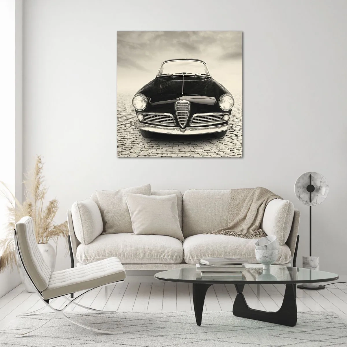 Quadro em vidro - E como não me amar? - 50x50 cm