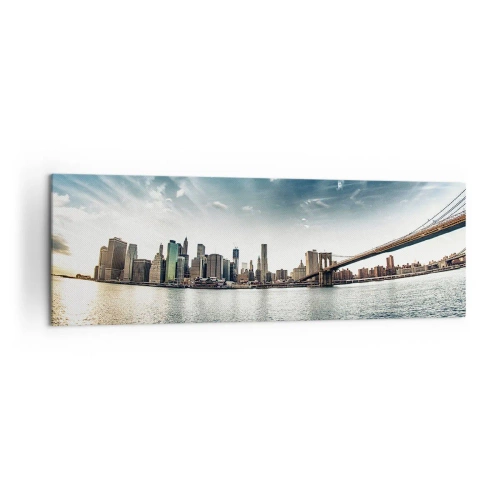 Quadro em tela - Ilha de Vidro - 160x50 cm