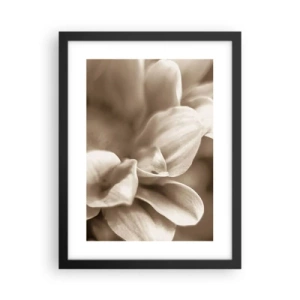 Pôster com moldura preta - Gentil como um sorriso - 30x40 cm