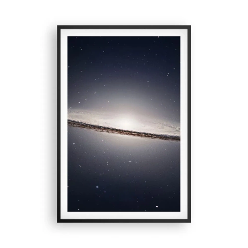 Pôster com moldura preta - Há muito tempo atrás, em uma galáxia muito, muito distante... - 61x91 cm
