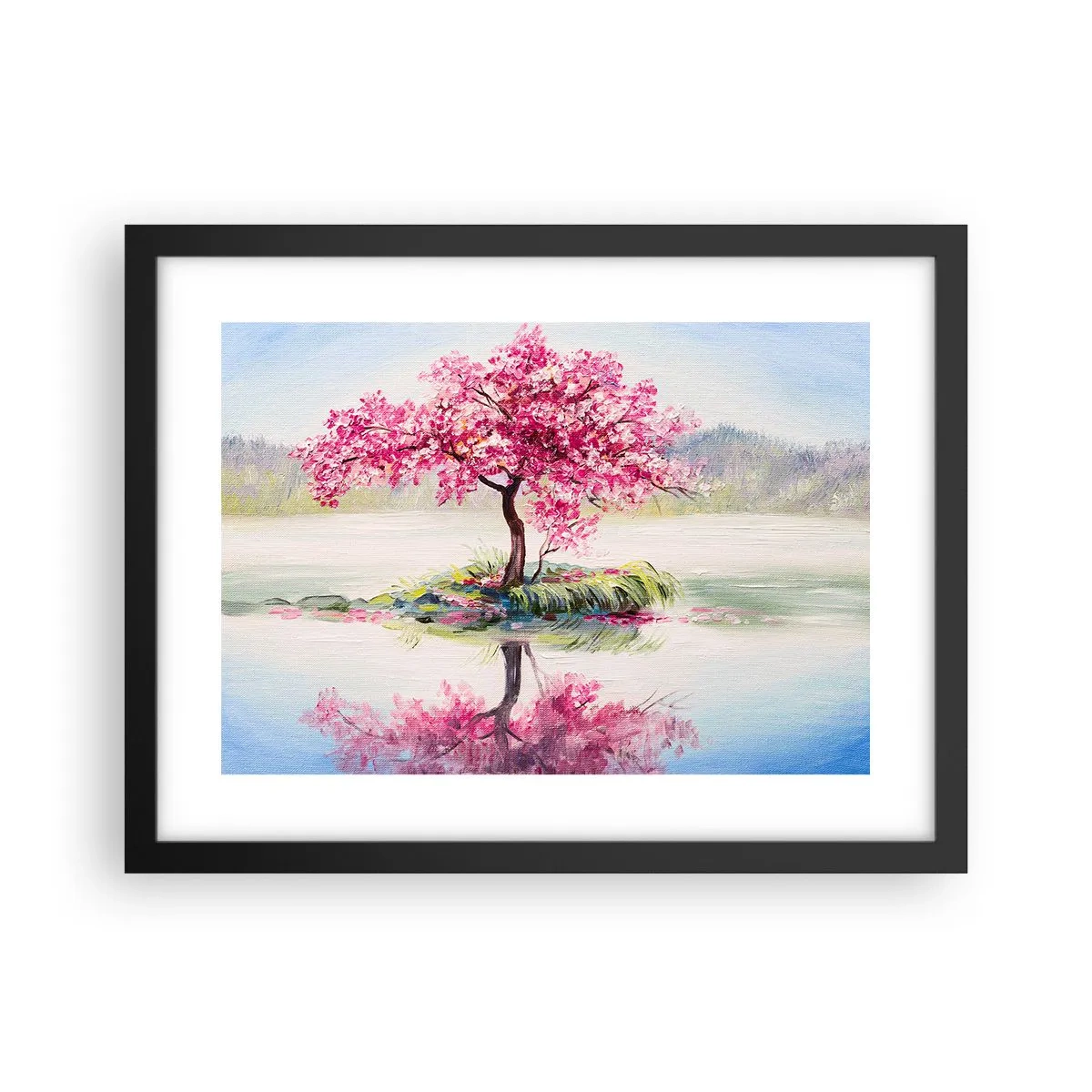 Pôster com moldura preta - A festa da Primavera - 40x30 cm