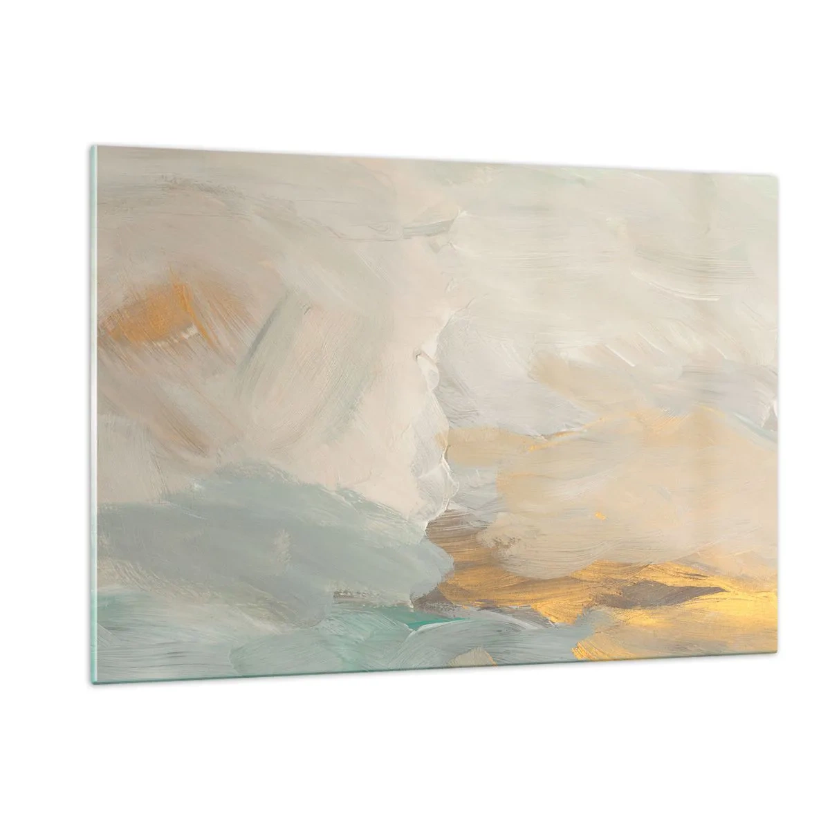 Quadro em vidro - Abstração – a terra da gentileza - 120x80 cm