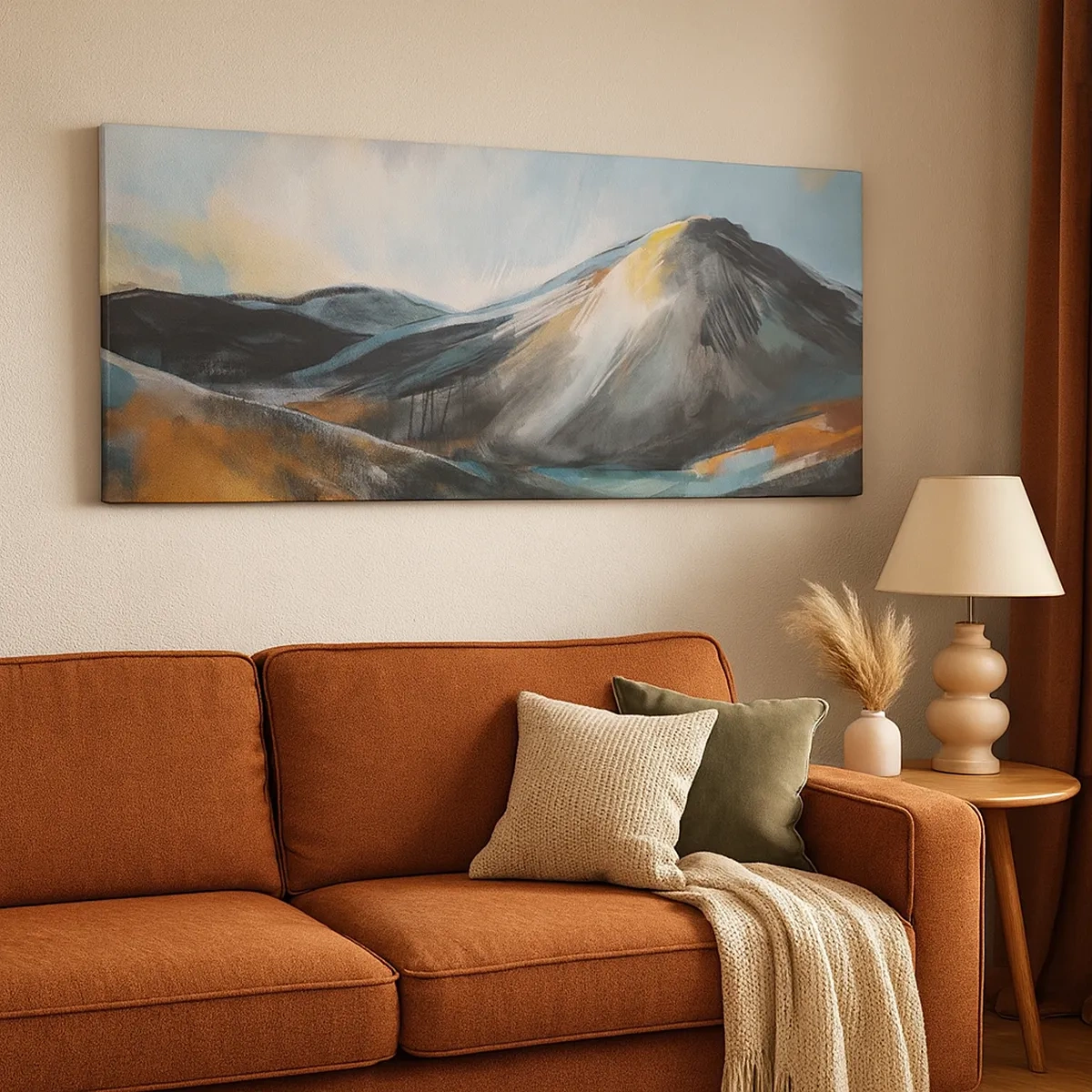 Quadro em tela - Cru e lindo - 30x30 cm