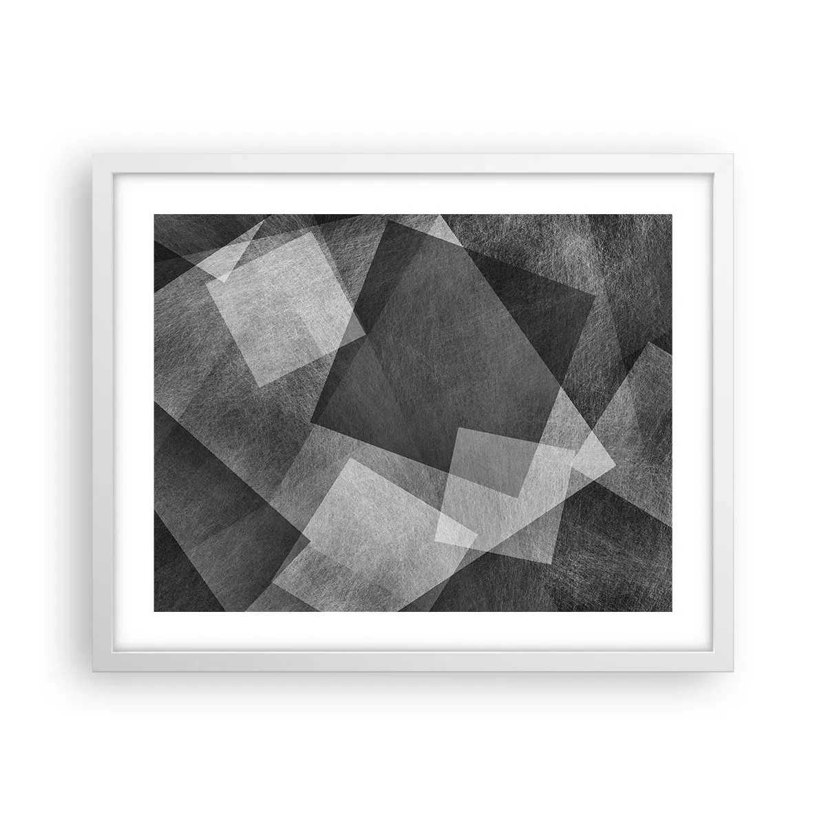 Pôster em moldura branca - Um eterno símbolo da durabilidade e da ordem - 50x40 cm