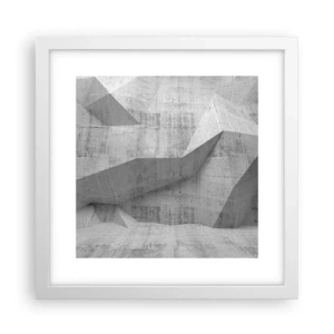 Pôster em moldura branca - Um verdadeiro desafio - 30x30 cm