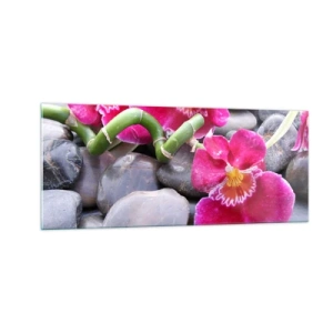 Quadro em vidro - Frio e calor - 100x40 cm