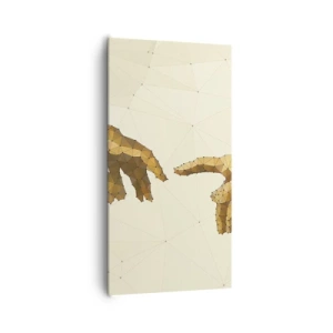 Quadro em tela - Geometria divina - 65x120 cm