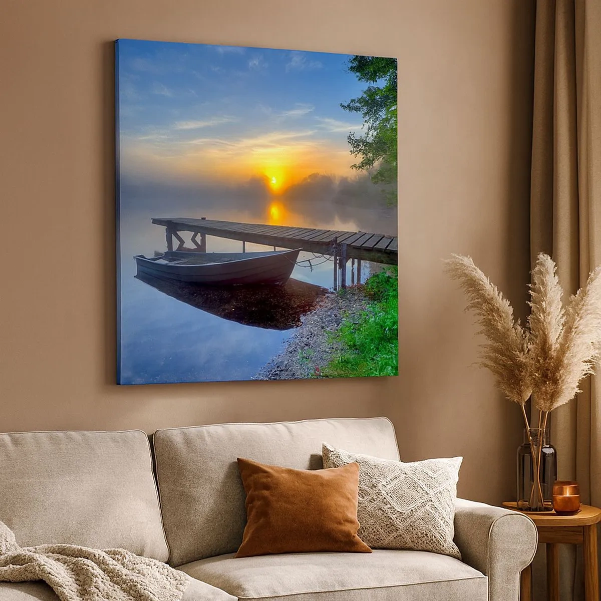 Quadro em tela - Como o comum se transforma em mágico - 30x30 cm