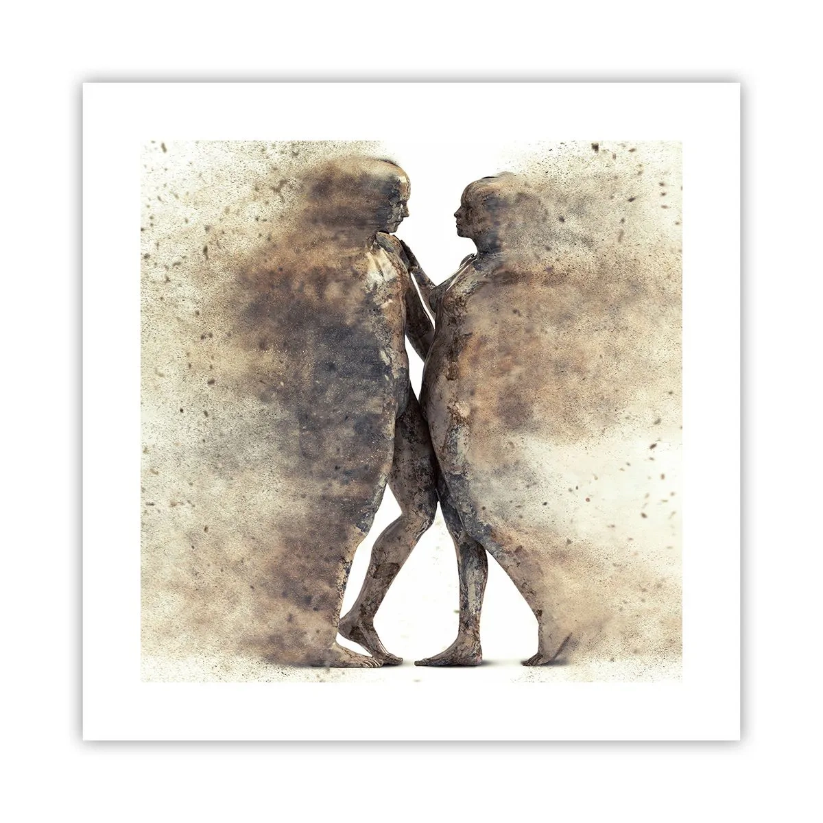 Pôster - Do pó vieram para amar - 40x40 cm