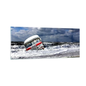 Quadro em vidro - E por que a surpresa? - 100x40 cm