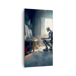 Quadro em tela - O ato de criação - 65x120 cm