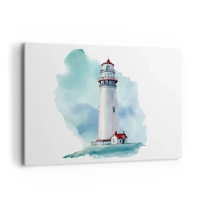 Quadro em tela - A gentil irmã do azul - 100x70 cm