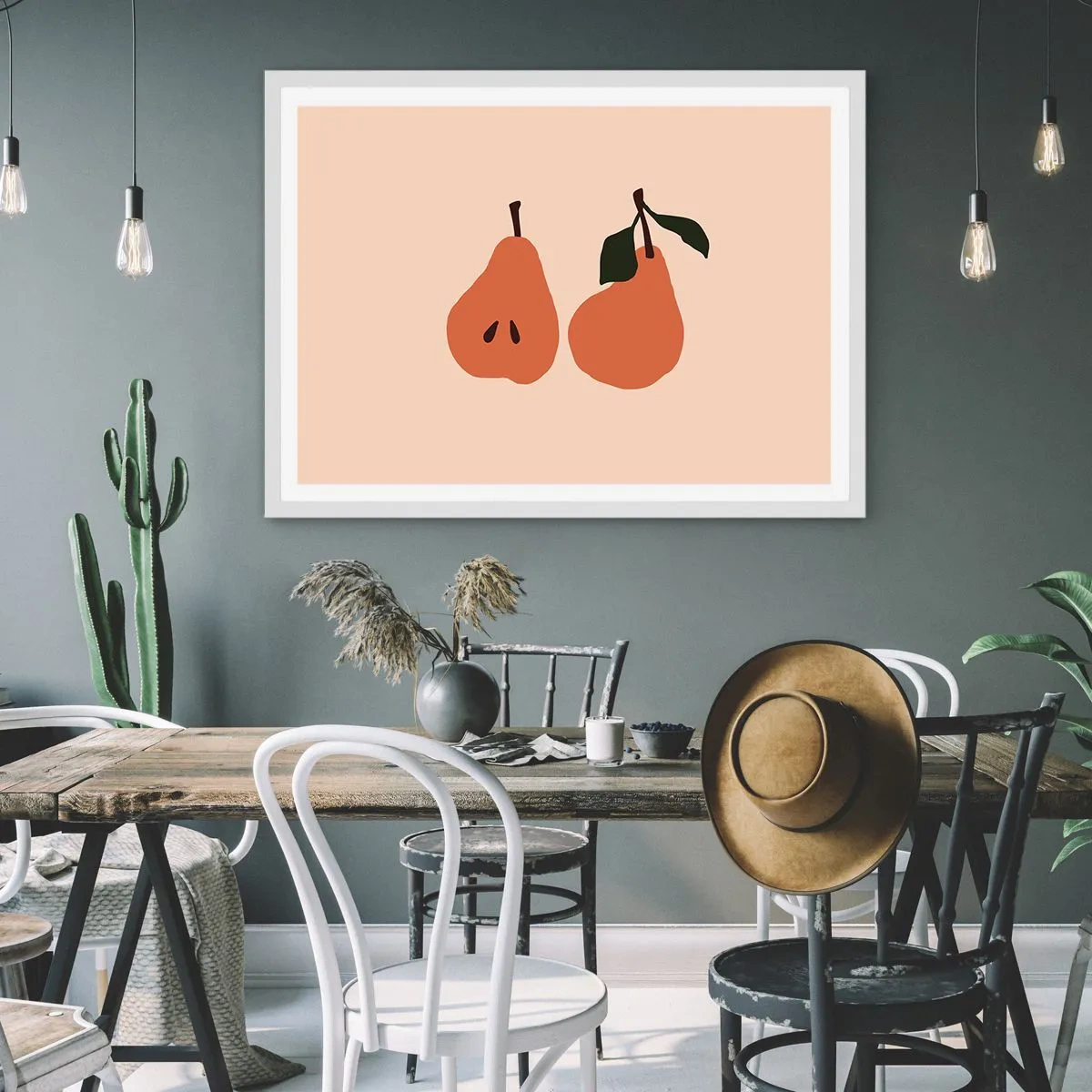 Pôster em moldura branca - A própria doçura - 40x30 cm