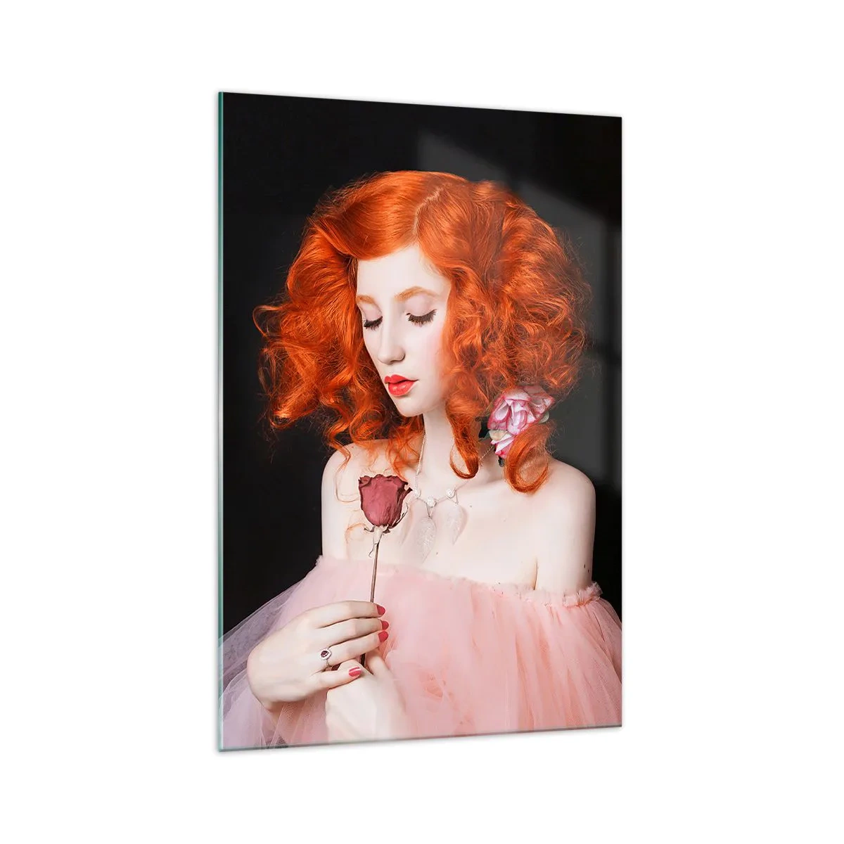 Quadro em vidro - Em estilo barroco - 70x100 cm