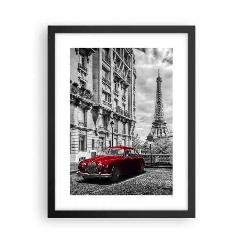 Pôster com moldura preta - Predador na cidade - 30x40 cm