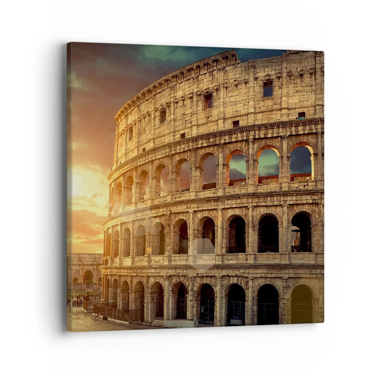 Quadro em tela - Monumento colossal - 40x40 cm