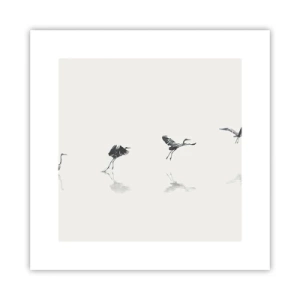 Pôster - Quatro passos simples - 30x30 cm