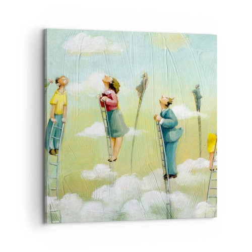 Quadro em tela - Por trás do seu sonho - 60x60 cm