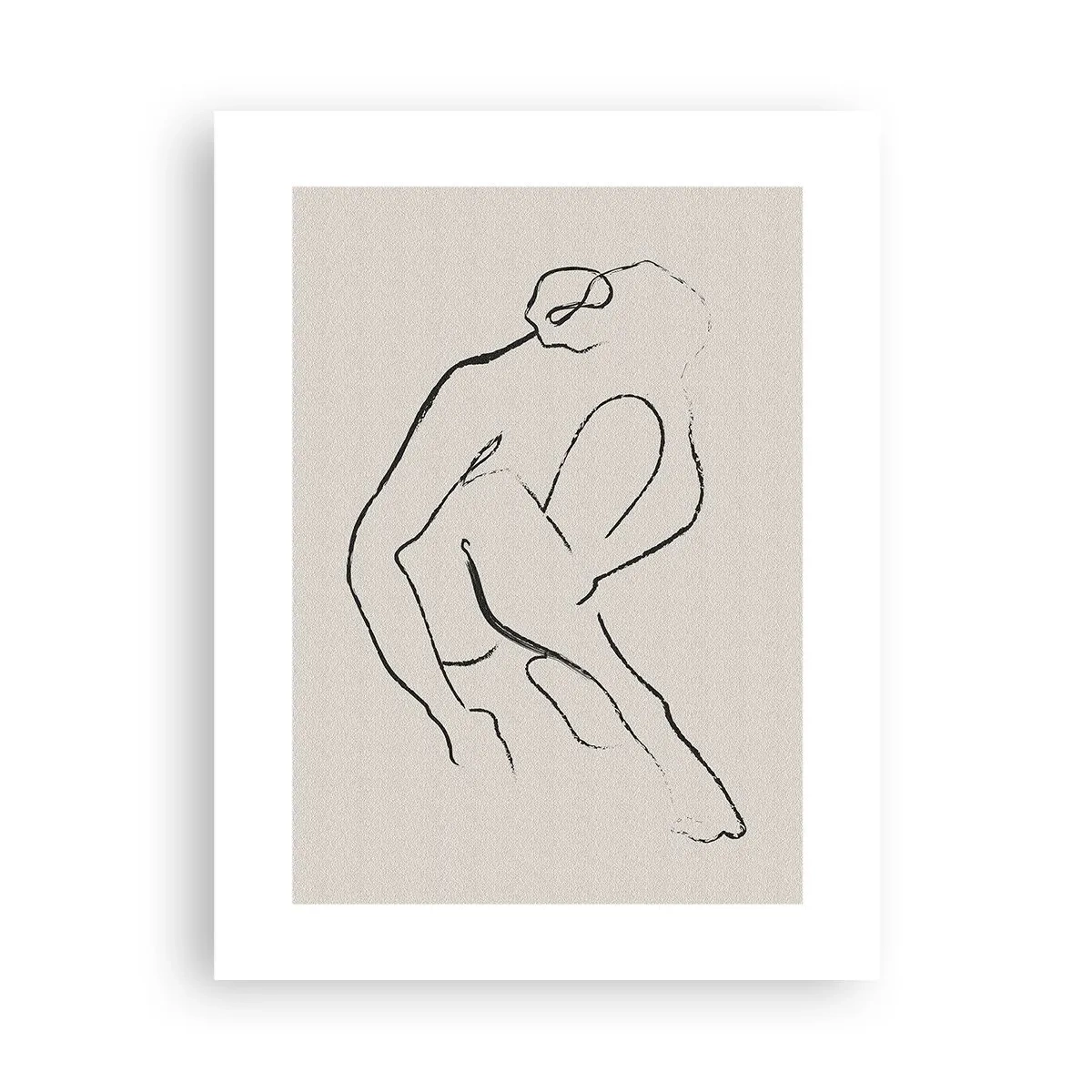 Pôster - Esboço íntimo - 30x40 cm