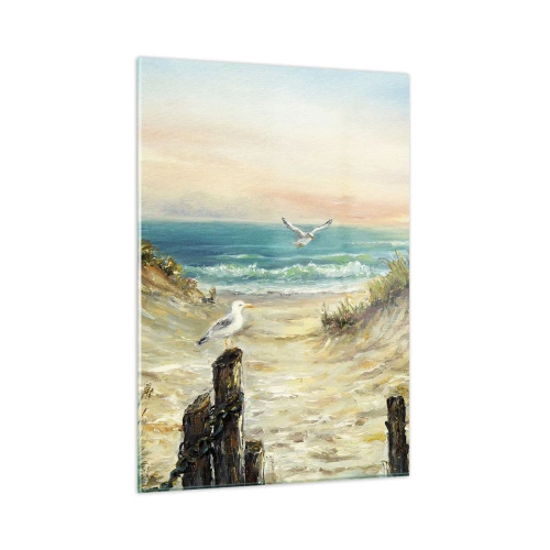 Quadro em vidro - Refúgio sem vento - 50x70 cm