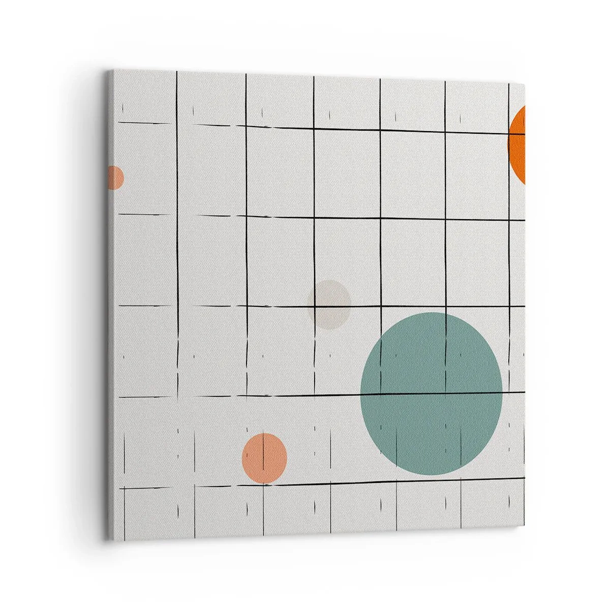 Quadro em tela - Encurralado. Nós ou eles? - 60x60 cm