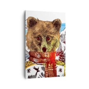 Quadro em tela - Cabana de urso - 80x120 cm