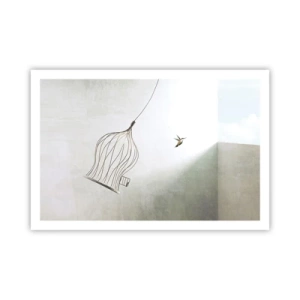 Pôster - Enfim a liberdade - 91x61 cm