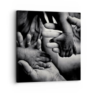 Quadro em tela - Ser humano - 30x30 cm