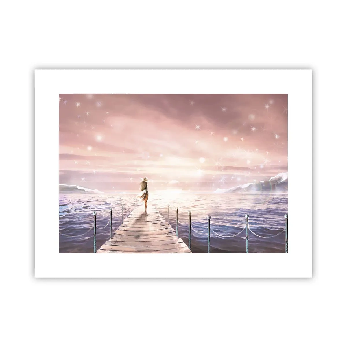 Pôster - À luz de um sonho - 40x30 cm