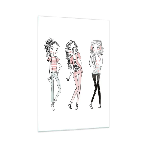 Quadro em vidro - Vai ser divertido - 70x100 cm