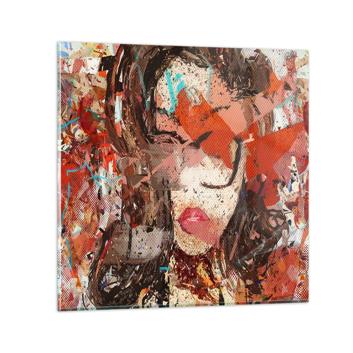 Quadro em vidro - Ninguém realmente me conhece - 30x30 cm