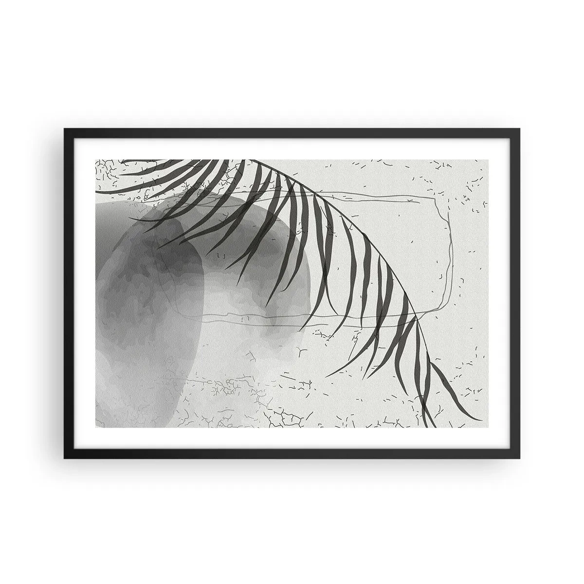 Pôster com moldura preta - O sutil exotismo da natureza - 70x50 cm