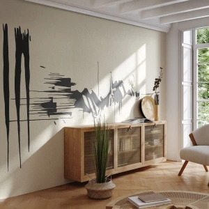 Papel de Parede Premium Sand - Abstração apressada - Abstração, Minimalismo, Pedaço - 500x350 cm