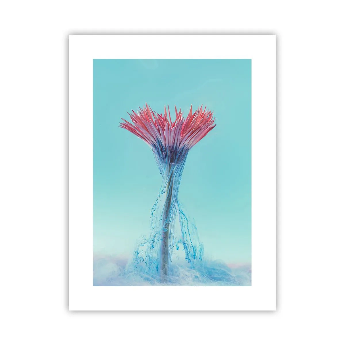 Pôster - Num abraço revigorante - 30x40 cm