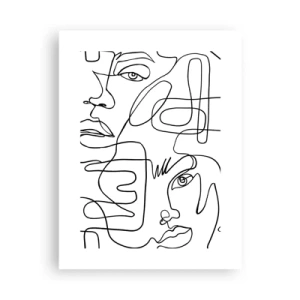 Pôster - Em emoções emaranhadas - 30x40 cm